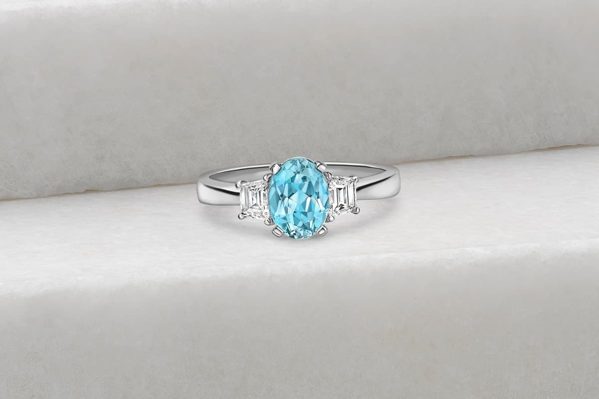 Category - Three Stone Rings Gemstone Rings