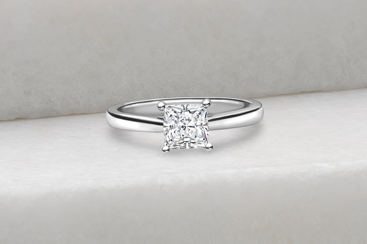Category - Princess Cut Engagement Rings