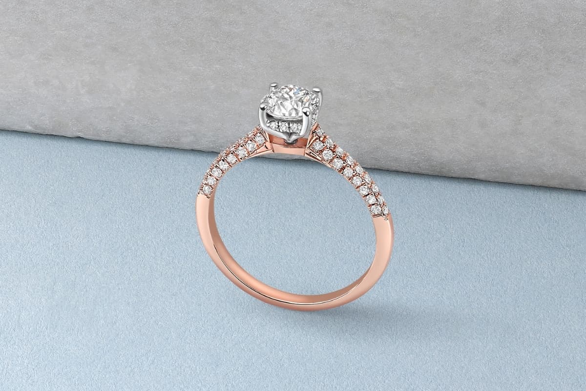 Category - Rose Gold Engagement Rings