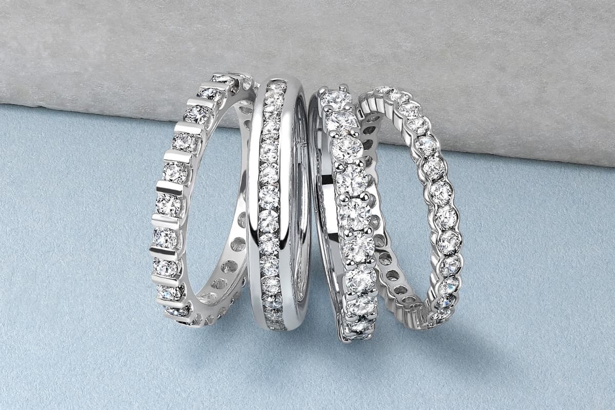 Diamond Eternity Rings | Full Eternity Rings - Diamonds Factory