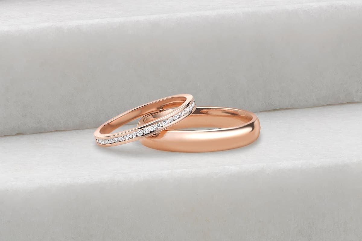 Category - Rose Gold Wedding Rings